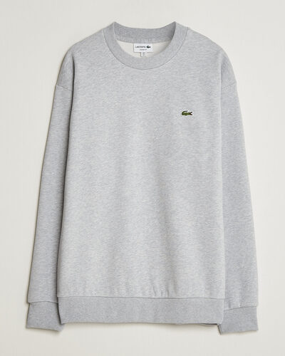 Lacoste Crew Neck Sweatshirt Silver Chine