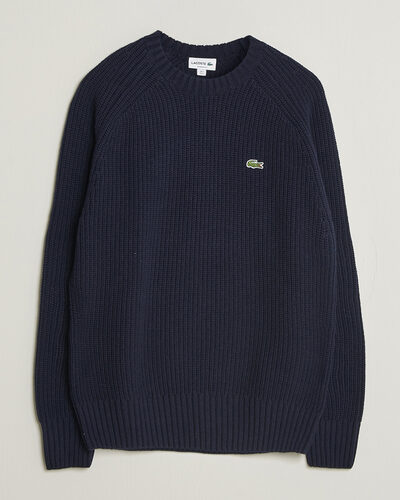 Lacoste Heavy Wool Knitted Sweater Navy Blue