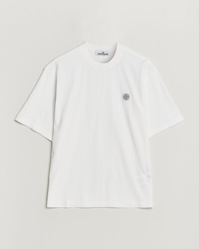 Stone Island Combed Organic Cotton T-Shirt White