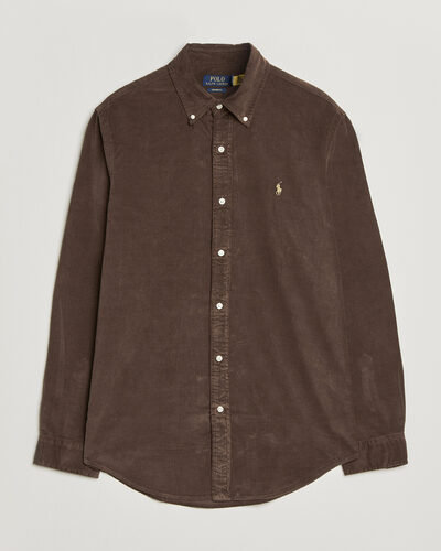 Polo Ralph Lauren Custom Fit BD Corduroy Shirt Nutmeg Brown