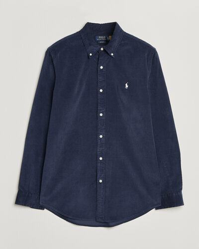 Polo Ralph Lauren Custom Fit BD Corduroy Shirt Newport Navy