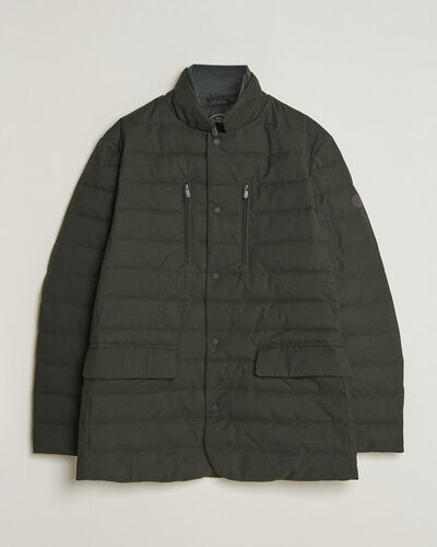Save The Duck Felipe Padded Flannel Jacket Green Black