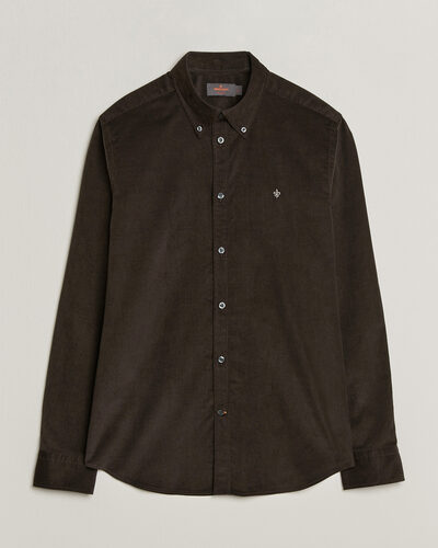 Morris Douglas Cord Shirt Brown