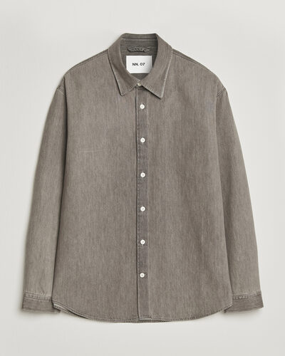 NN07 Casper Denim Overshirt Grey