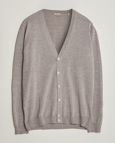 Stenströms Merino Cardigan Beige Mouline