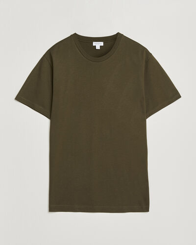 Sunspel Riviera Midweight T-Shirt Loden Green