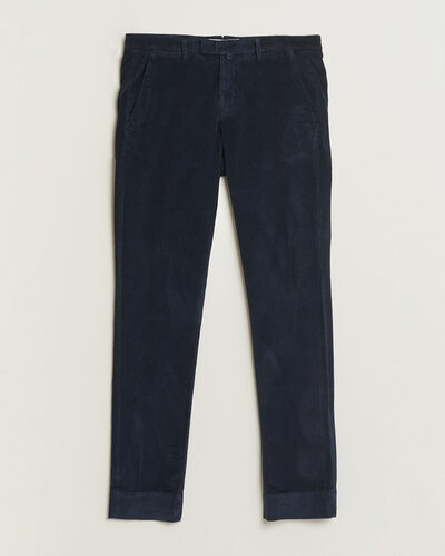 Briglia 1949 Slim Fit Corduroy Trousers Navy