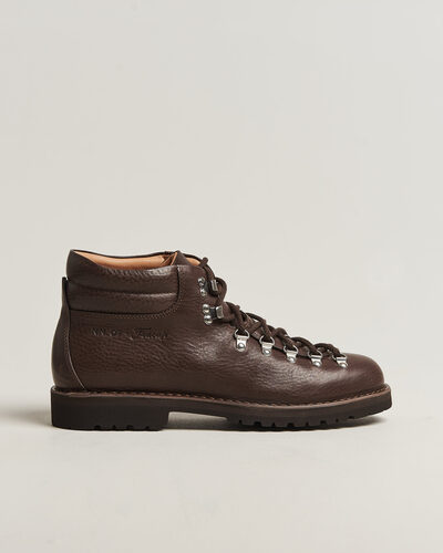 NN07 Fracap M127 Grained Leather Boot Dark Brown