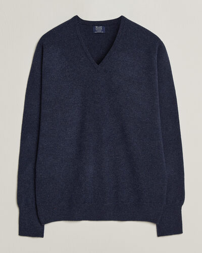 William Lockie Rob Lambswool V-Neck Astra