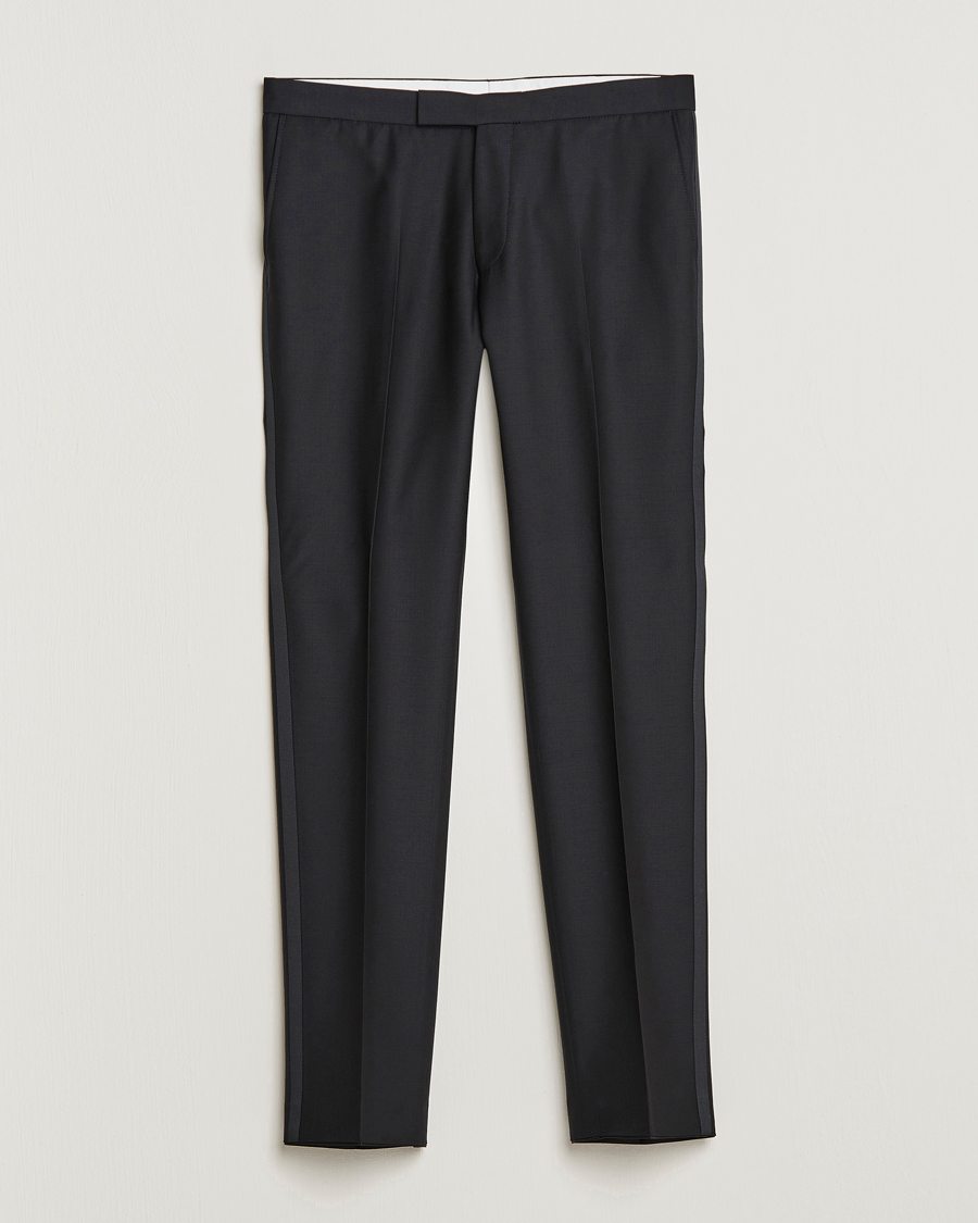 Herren | Hosen | Oscar Jacobson | Devon Tuxedo Trousers Black