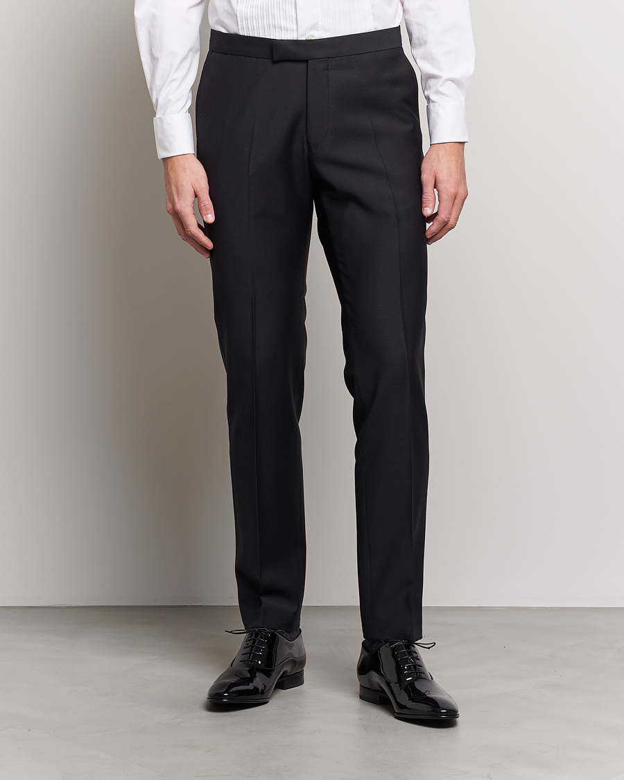 Herren | Hosen | Oscar Jacobson | Devon Tuxedo Trousers Black