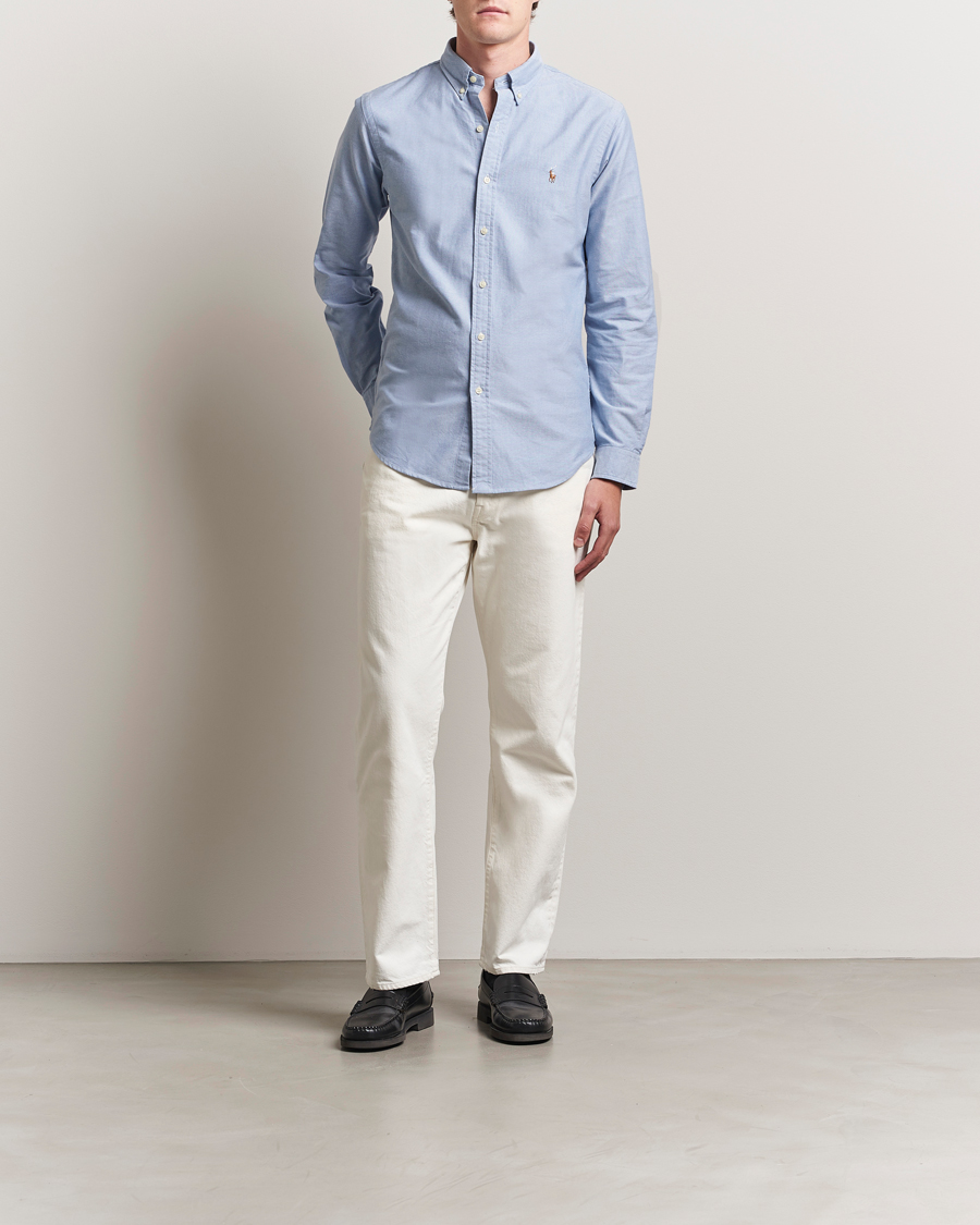 Herren | Hemden | Polo Ralph Lauren | Slim Fit Shirt Oxford Blue