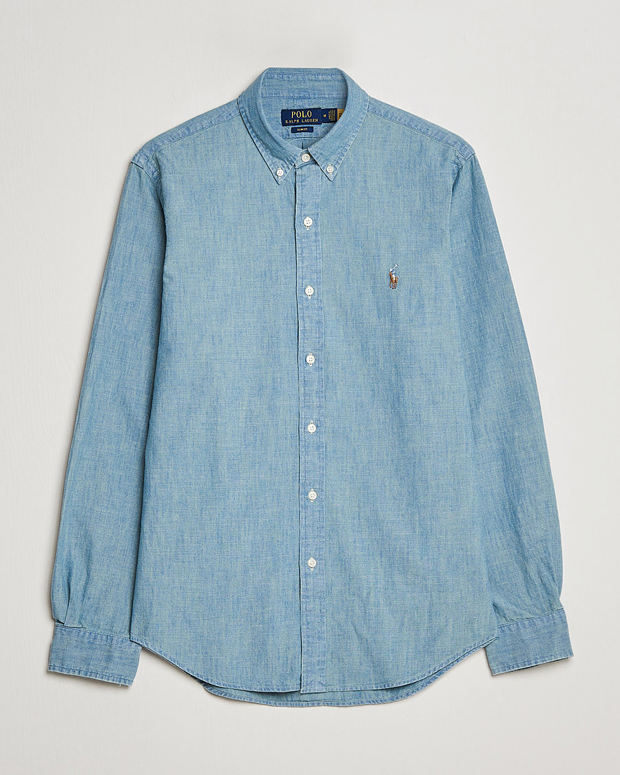 Herren | Hemden | Polo Ralph Lauren | Slim Fit Chambray Shirt Washed