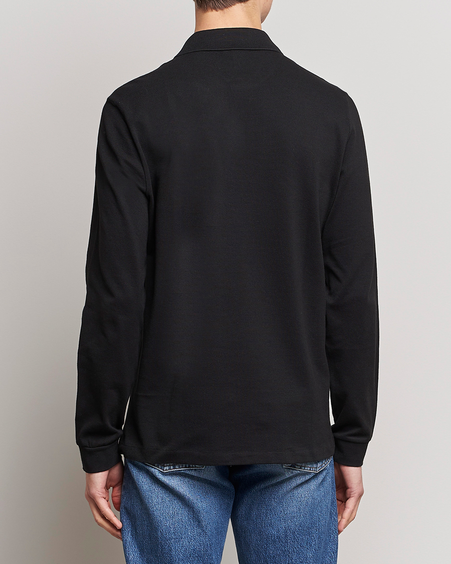 Herren | Poloshirts | Lacoste | Original Long Sleeve Polo Piké Black