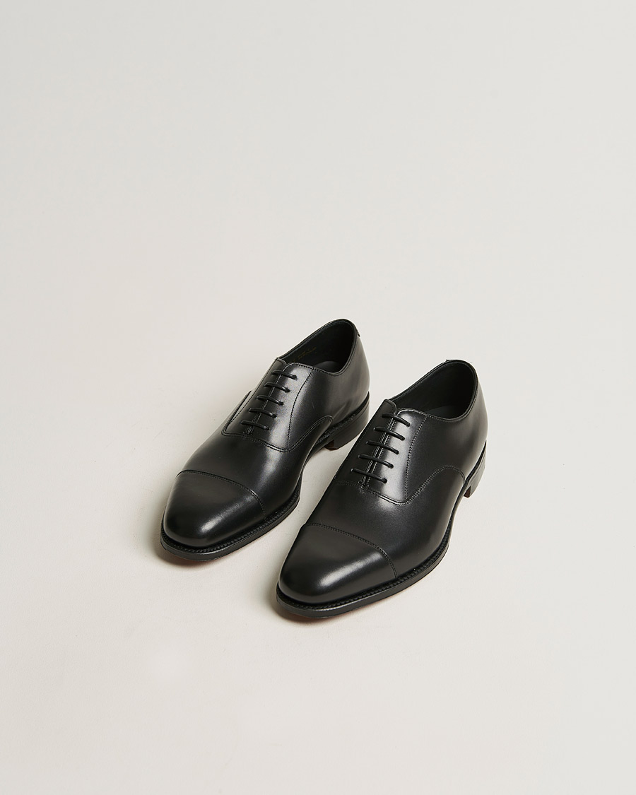 Herren | Handgefertigte Schuhe | Loake 1880 | Aldwych Oxford Black Calf