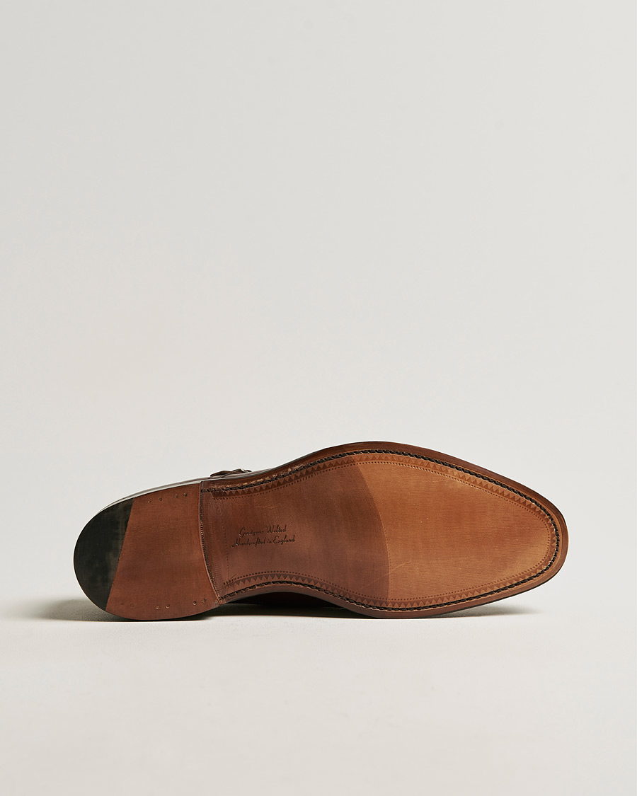 Herren | Loake 1880 Cannon Monkstrap Dark Brown Burnished Calf | Loake 1880 | Cannon Monkstrap Dark Brown Burnished Calf