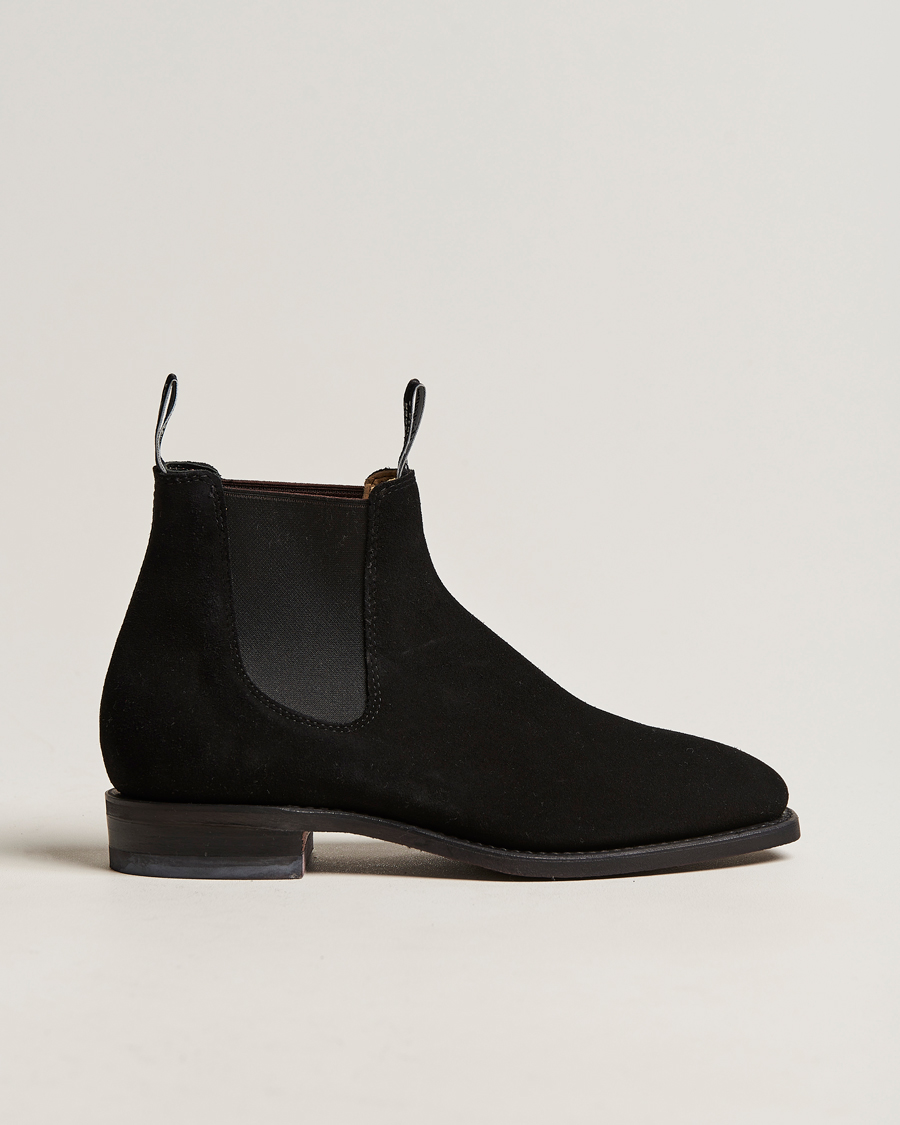 Herren | R.M.Williams Blaxland G Boot Suede Black | R.M.Williams | Blaxland G Boot Suede Black