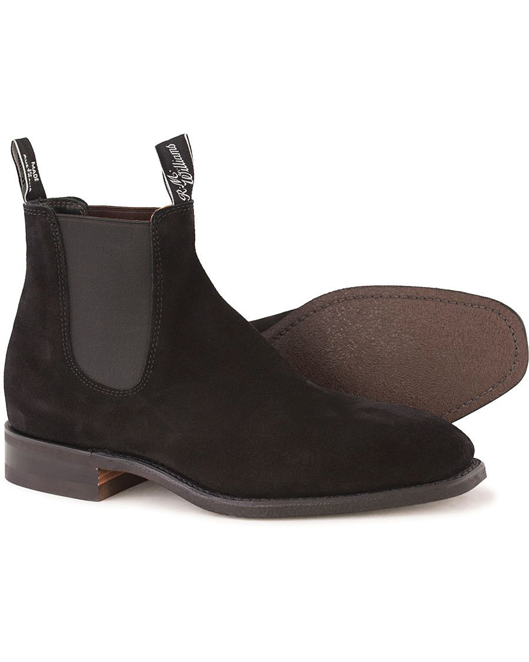 Herren | R.M.Williams Blaxland G Boot Suede Black UK6 - EU39 | R.M.Williams | Blaxland G Boot Suede Black UK6 - EU39