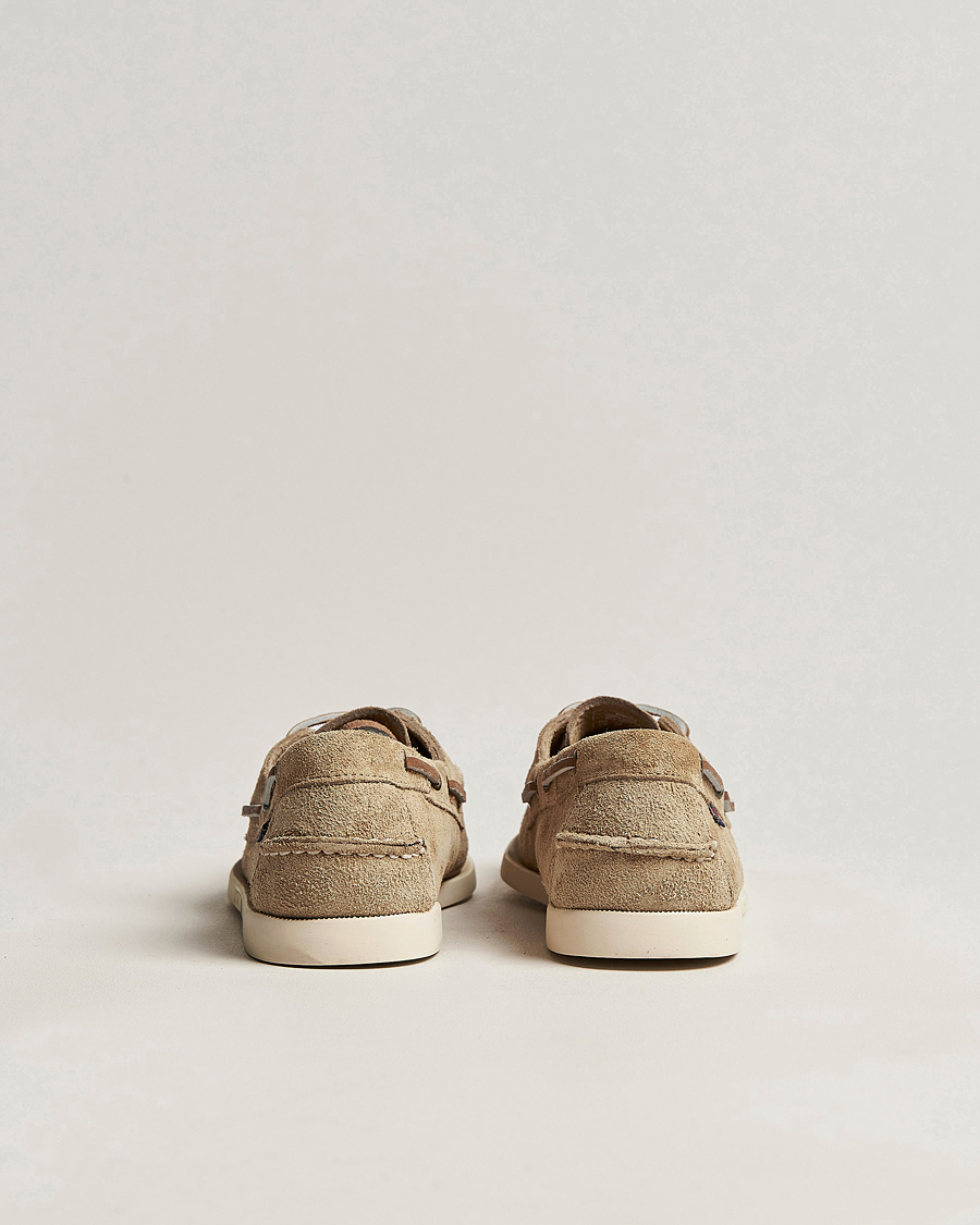 Herren | Segelschuhe | Sebago | Docksides Suede Boat Shoe Beige Camel