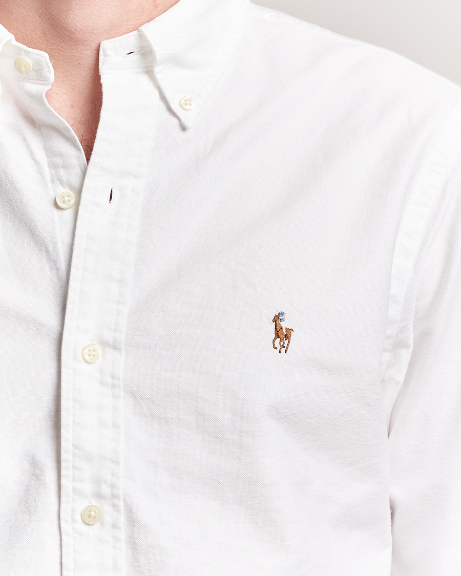 Herren | Hemden | Polo Ralph Lauren | Custom Fit Oxford Shirt White