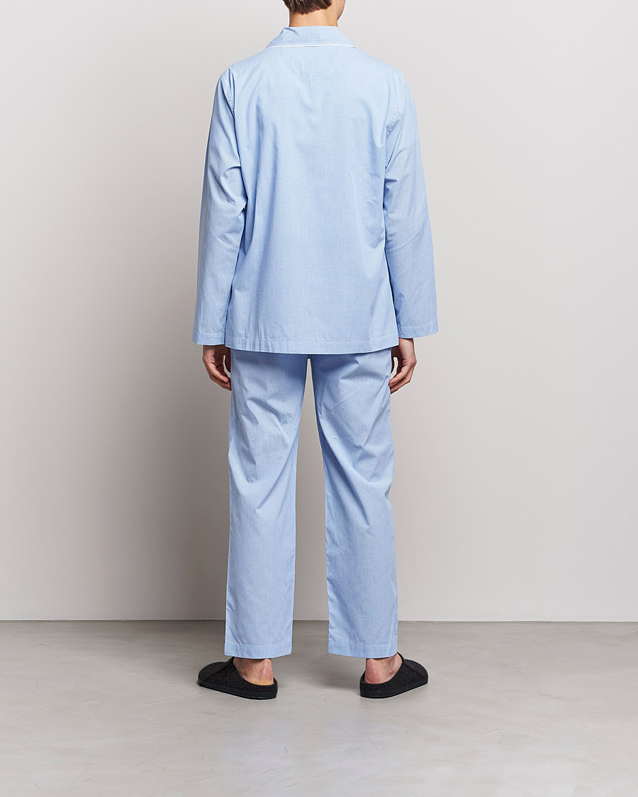 Herren | Pyjama-Set | Polo Ralph Lauren | Pyjama Set Mini Gingham Blue