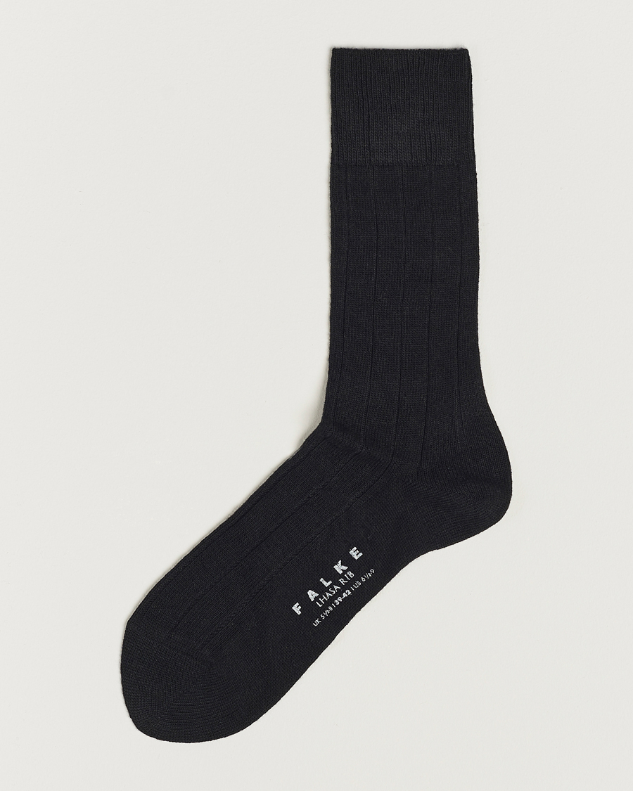 Herren | Unterwäsche | Falke | Lhasa Cashmere Socks Black