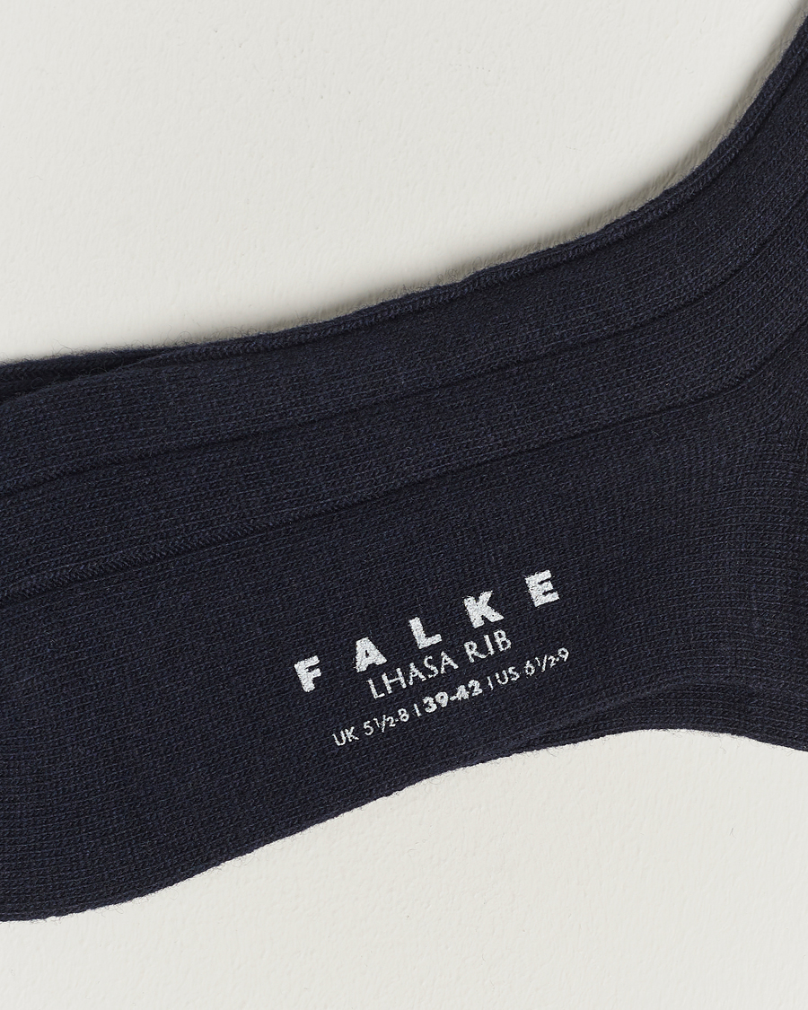Herren |  | Falke | Lhasa Cashmere Socks Dark Navy