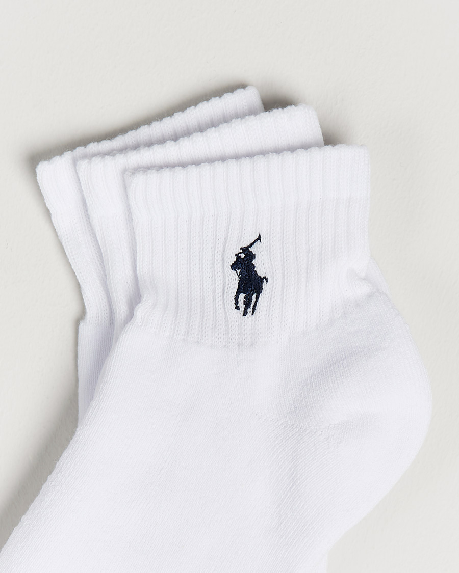 Herren |  | Polo Ralph Lauren | 3-Pack Sport Quarter Socks White