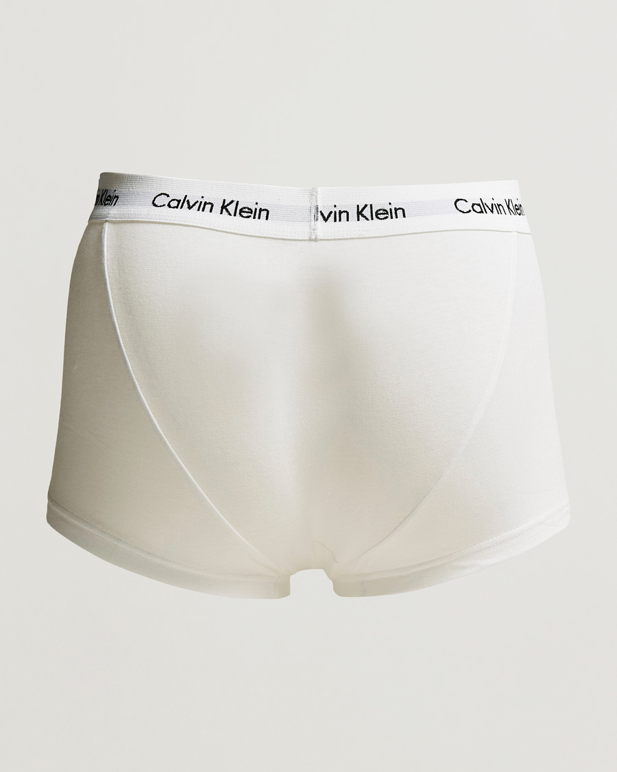 Herren | Trunks | Calvin Klein | Cotton Stretch Low Rise Trunk 3-pack Red/Blue/White