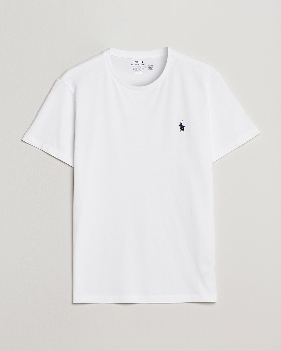 Herren | T-Shirts | Polo Ralph Lauren | Custom Slim Fit Tee White