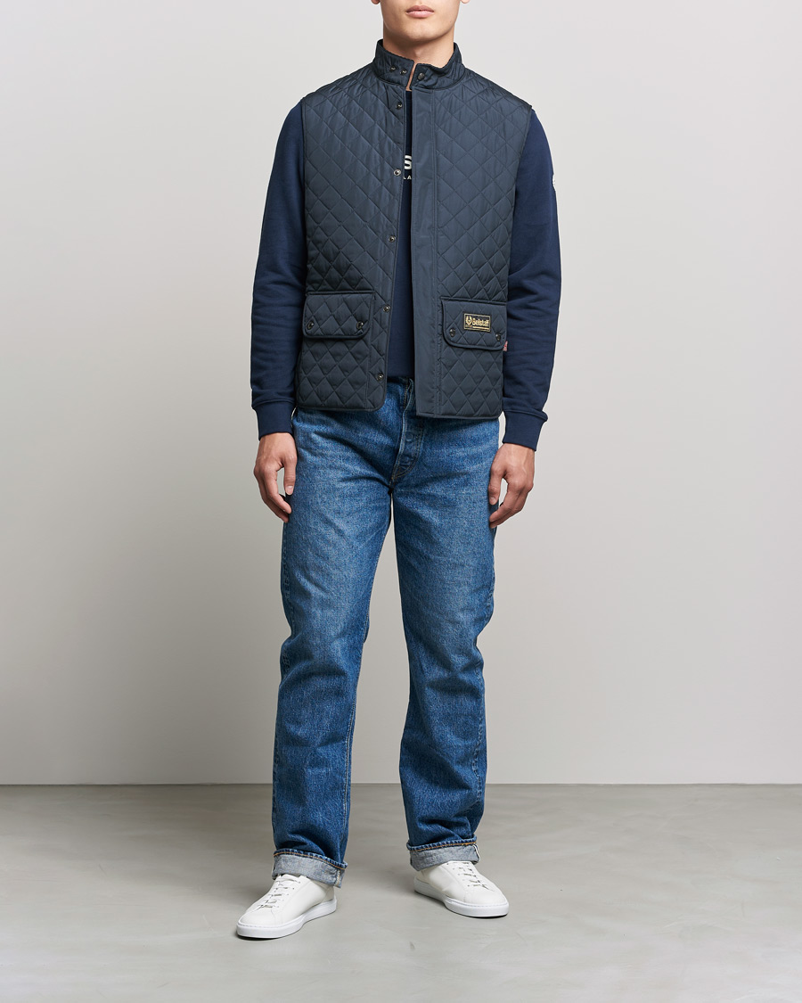 Herren | Westen | Belstaff | Waistcoat Quilted Navy