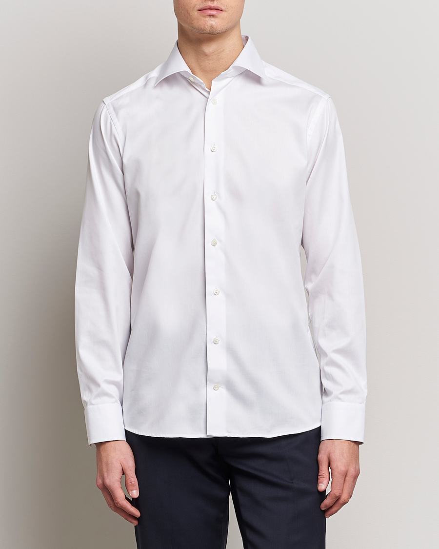 Herren | Cocktail | Eton | Slim Fit Shirt White