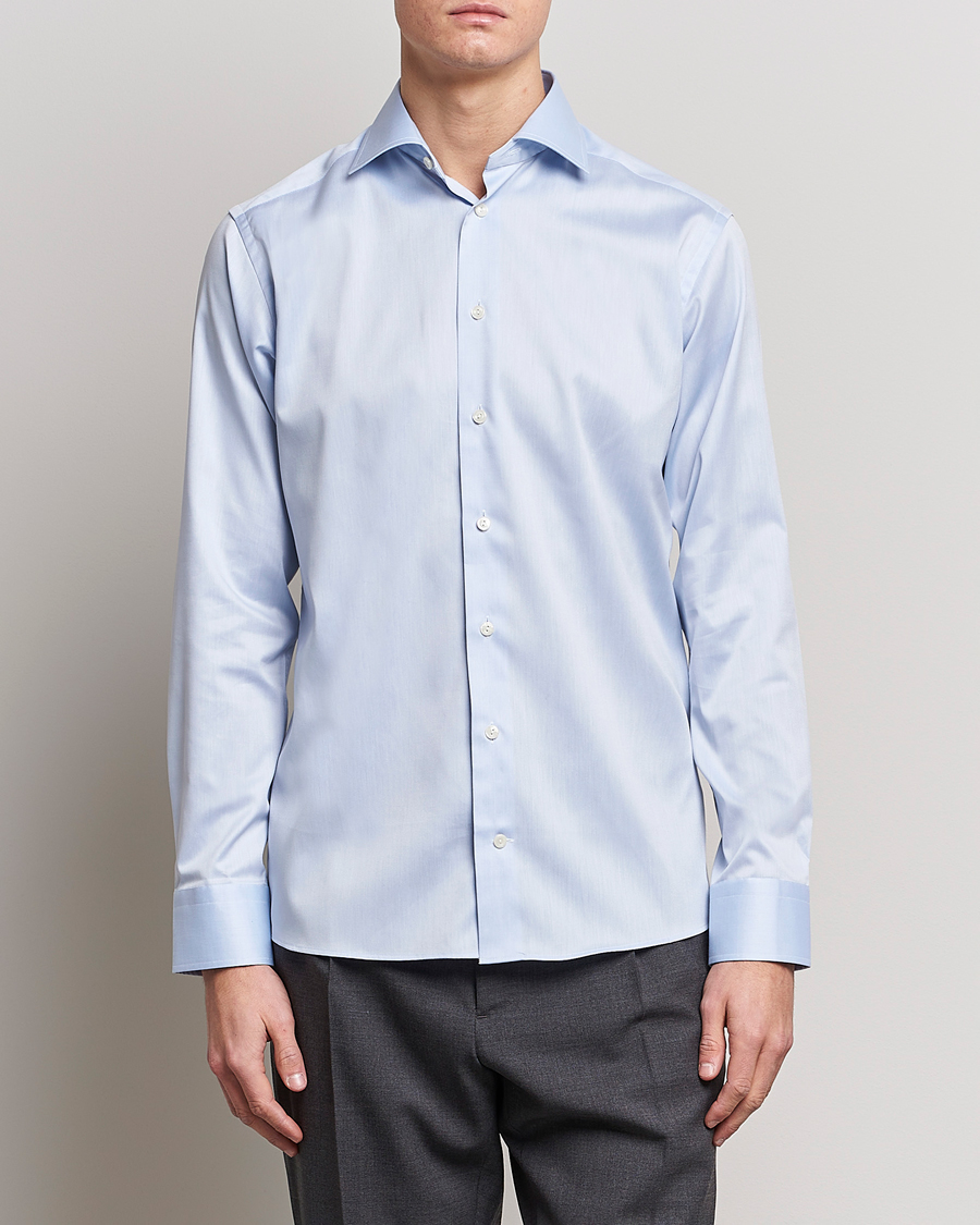 Herren | Festive | Eton | Slim Fit Shirt Blue