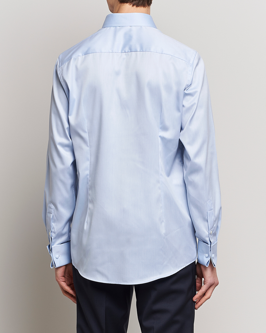 Herren | Hemden | Eton | Contemporary Fit Shirt Double Cuff Blue