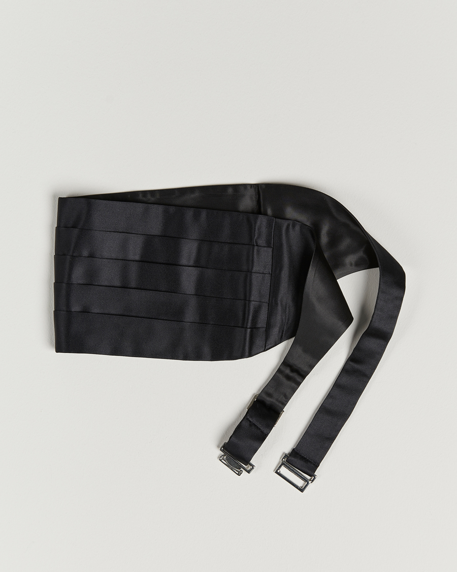 Herren | Eton Cummerbund Black | Eton | Cummerbund Black
