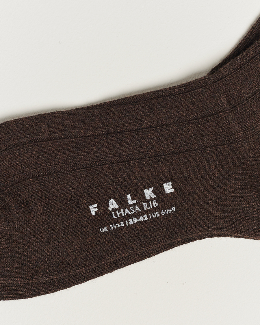Herren | Unterwäsche | Falke | Lhasa Cashmere Socks Brown