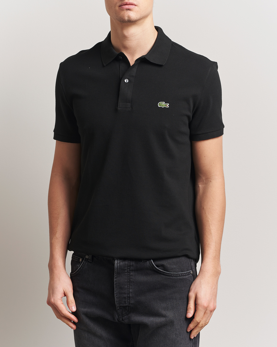 Herren | Poloshirts | Lacoste | Slim Fit Polo Piké Black