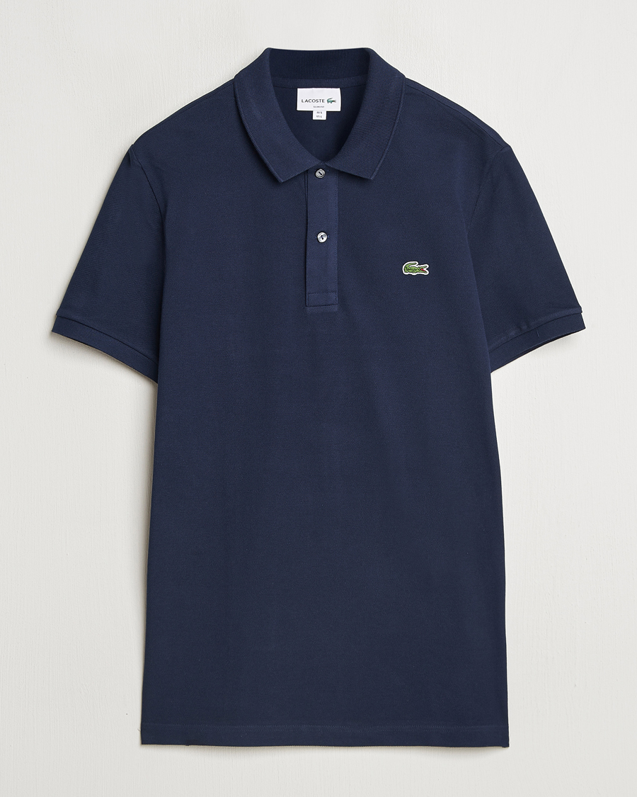 Herren | Poloshirts | Lacoste | Slim Fit Polo Piké Navy Blue