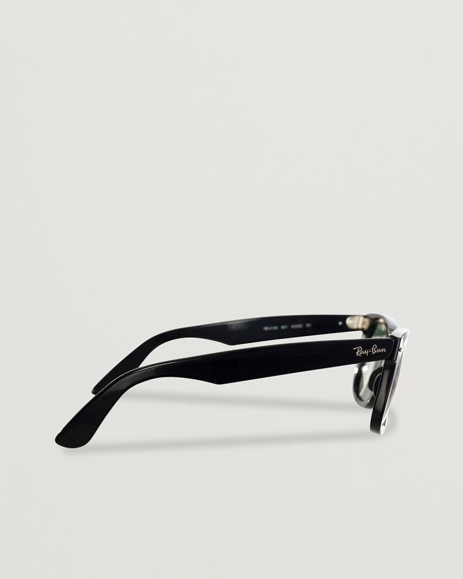 Herren | Sonnenbrillen | Ray-Ban | Original Wayfarer Sunglasses Black/Crystal Green