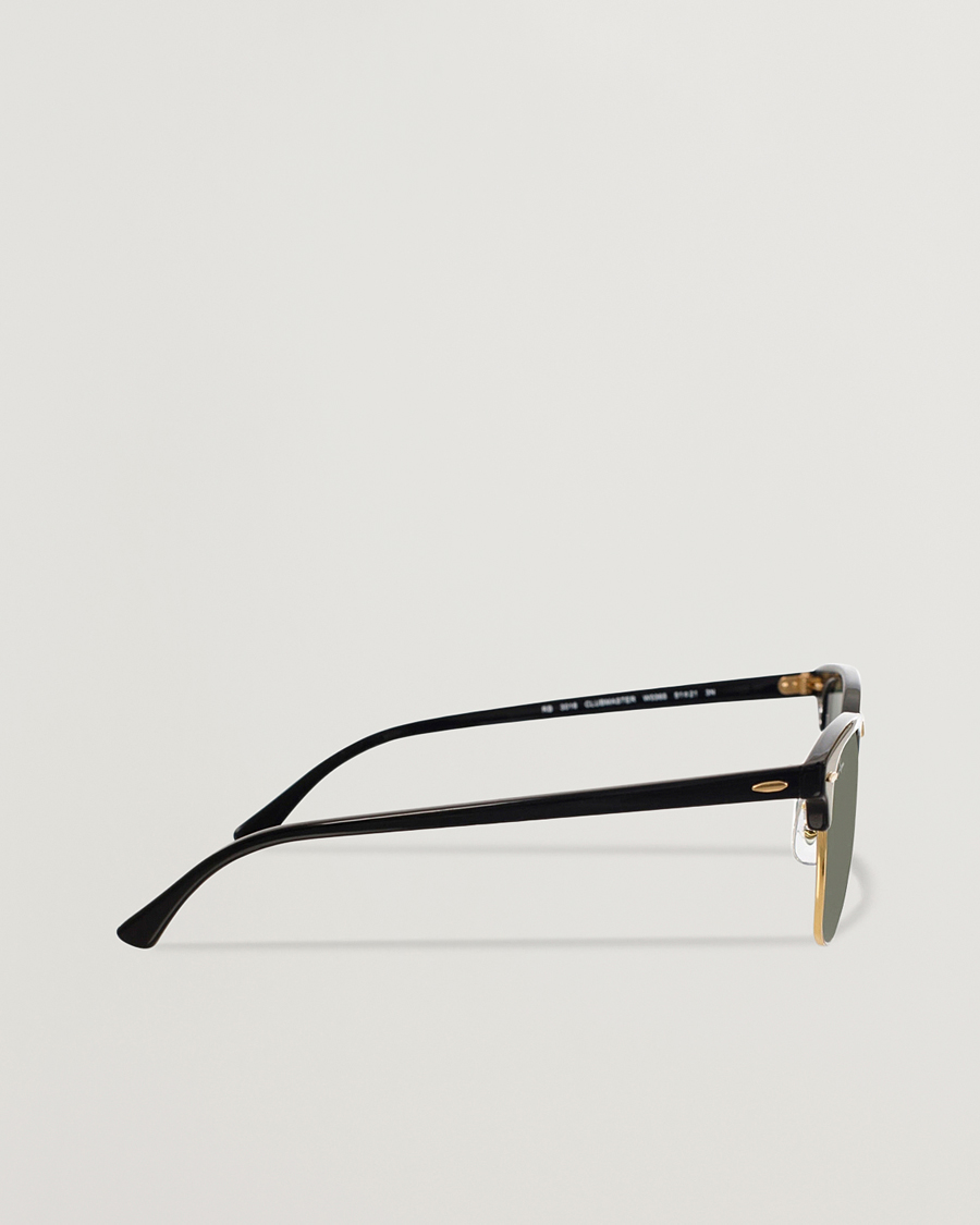 Herren | Sonnenbrillen | Ray-Ban | Clubmaster Sunglasses Ebony/Crystal Green