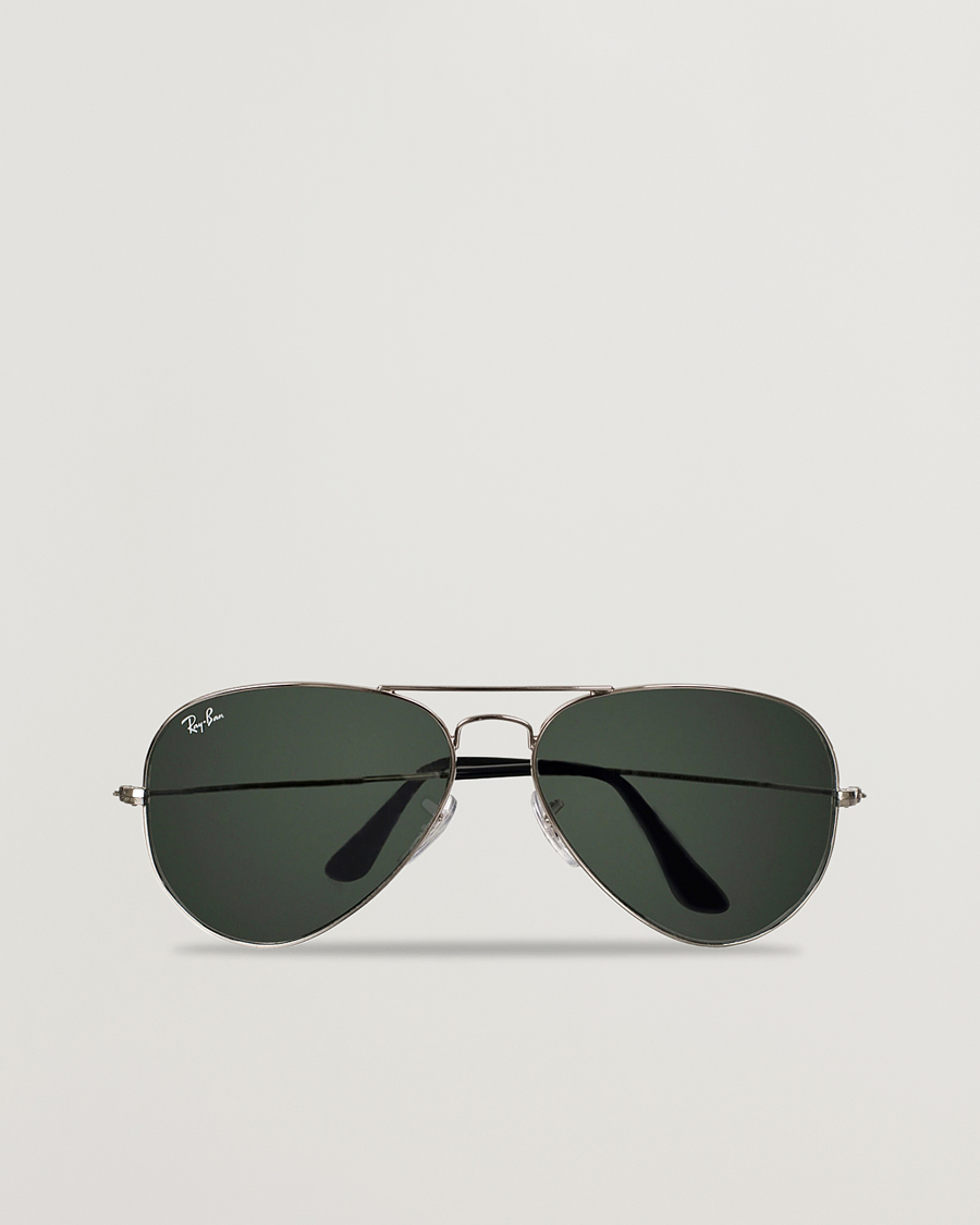 Herren | Sonnenbrillen | Ray-Ban | 0RB3025 Aviator Large Metal Sunglasses Silver/Grey Mirror