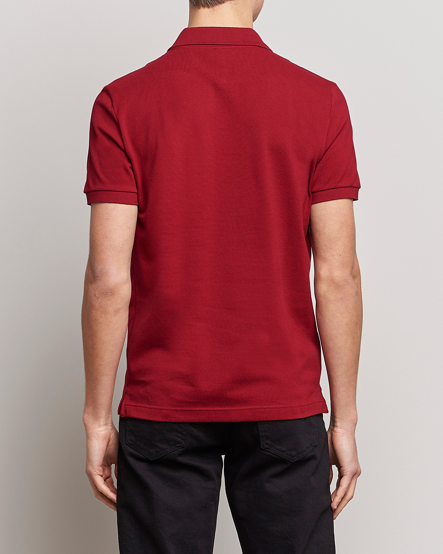 Herren | Poloshirts | Lacoste | Slim Fit Polo Piké Bordeaux