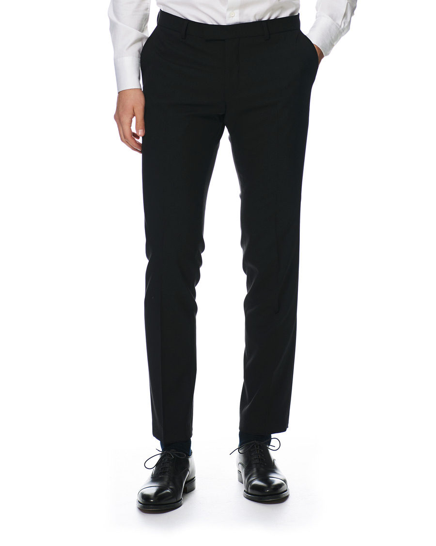 Herren | Hosen | Oscar Jacobson | Damien Trousers Super 120's Wool Black