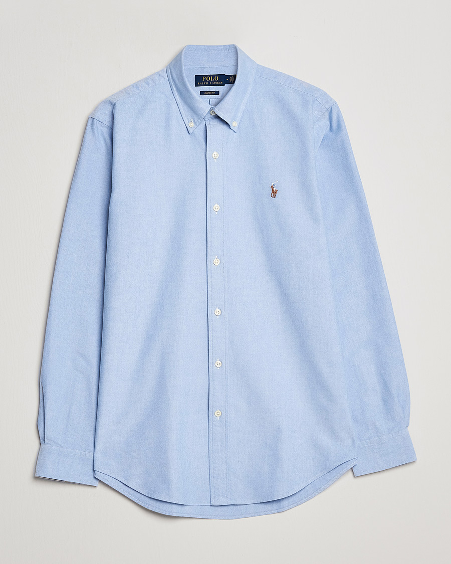 Herren | Hemden | Polo Ralph Lauren | Custom Fit Oxford Shirt Blue