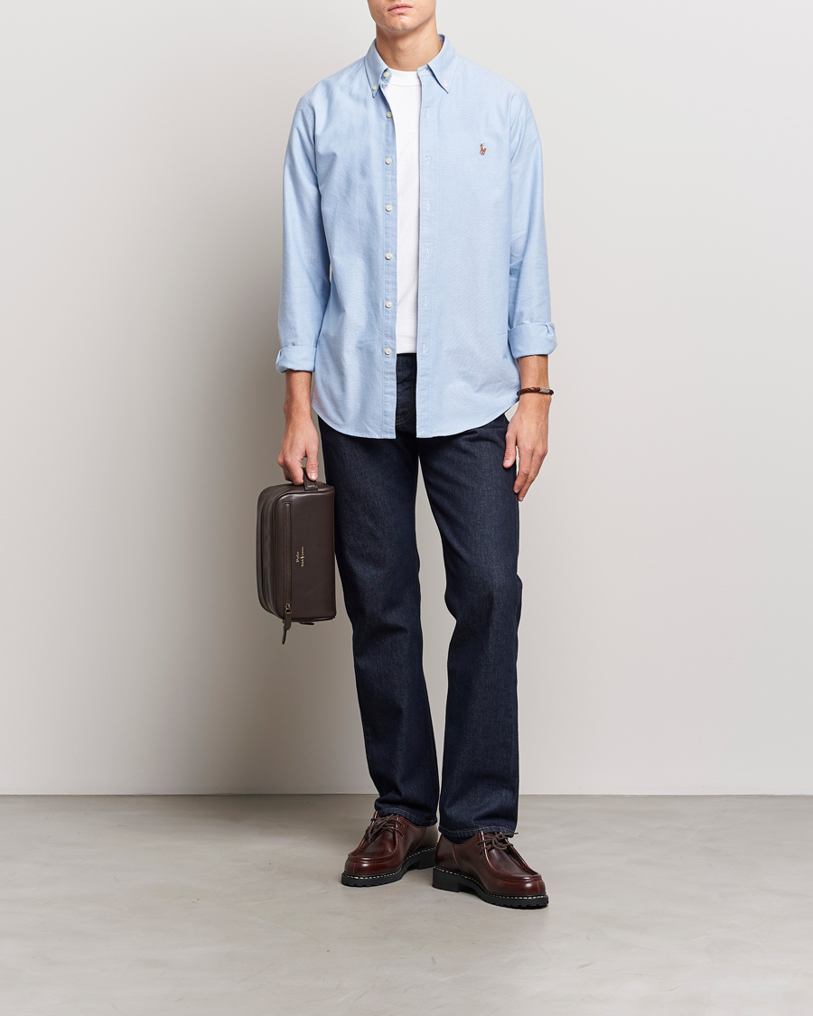 Herren | Hemden | Polo Ralph Lauren | Custom Fit Oxford Shirt Blue