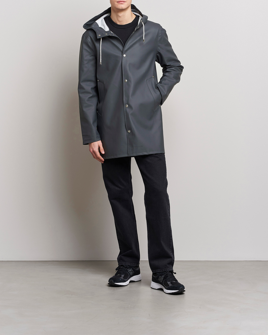 Herren | Jacken | Stutterheim | Stockholm Raincoat Charcoal