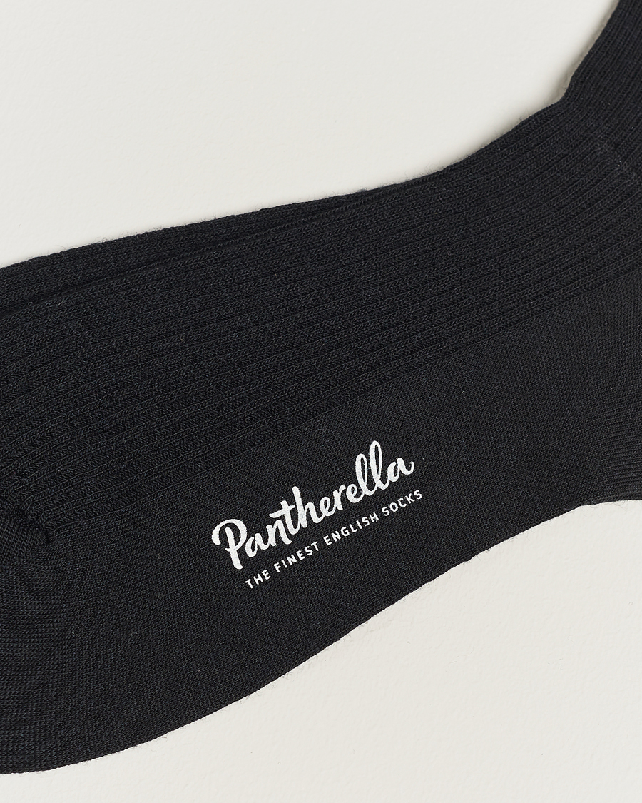 Herren | Normale Socken | Pantherella | Naish Merino/Nylon Sock Black