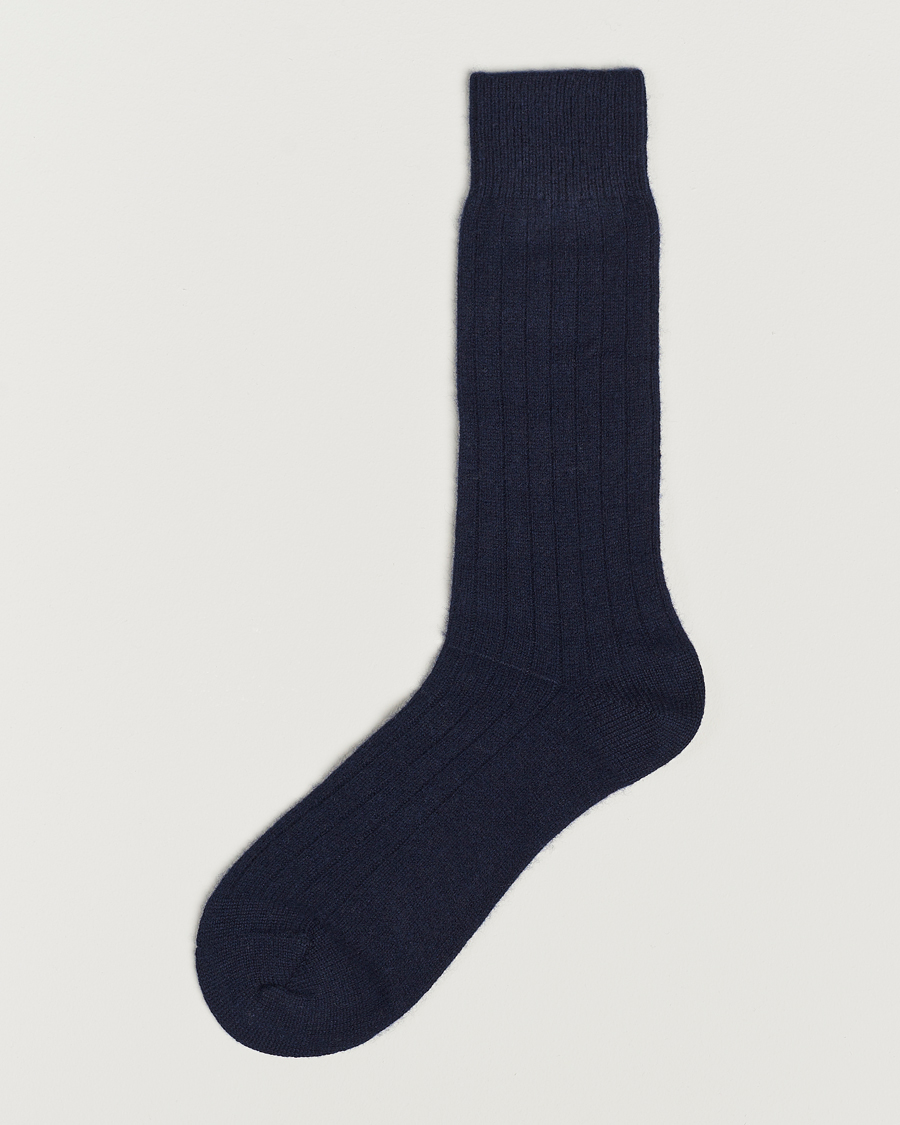 Herren | Unterwäsche | Pantherella | Waddington Cashmere Sock Navy