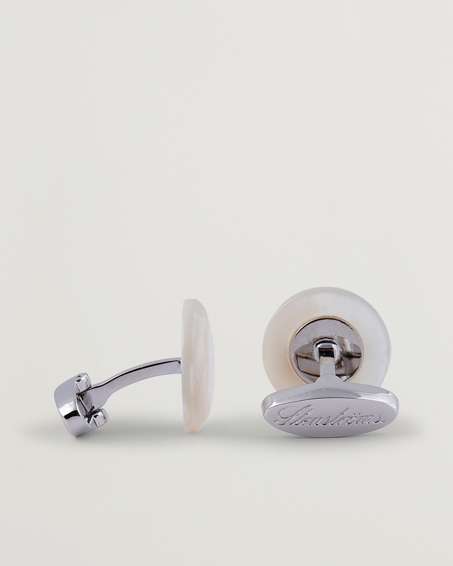 Herren | The Classics of Tomorrow | Stenströms | Mother of Pearl Cufflink White