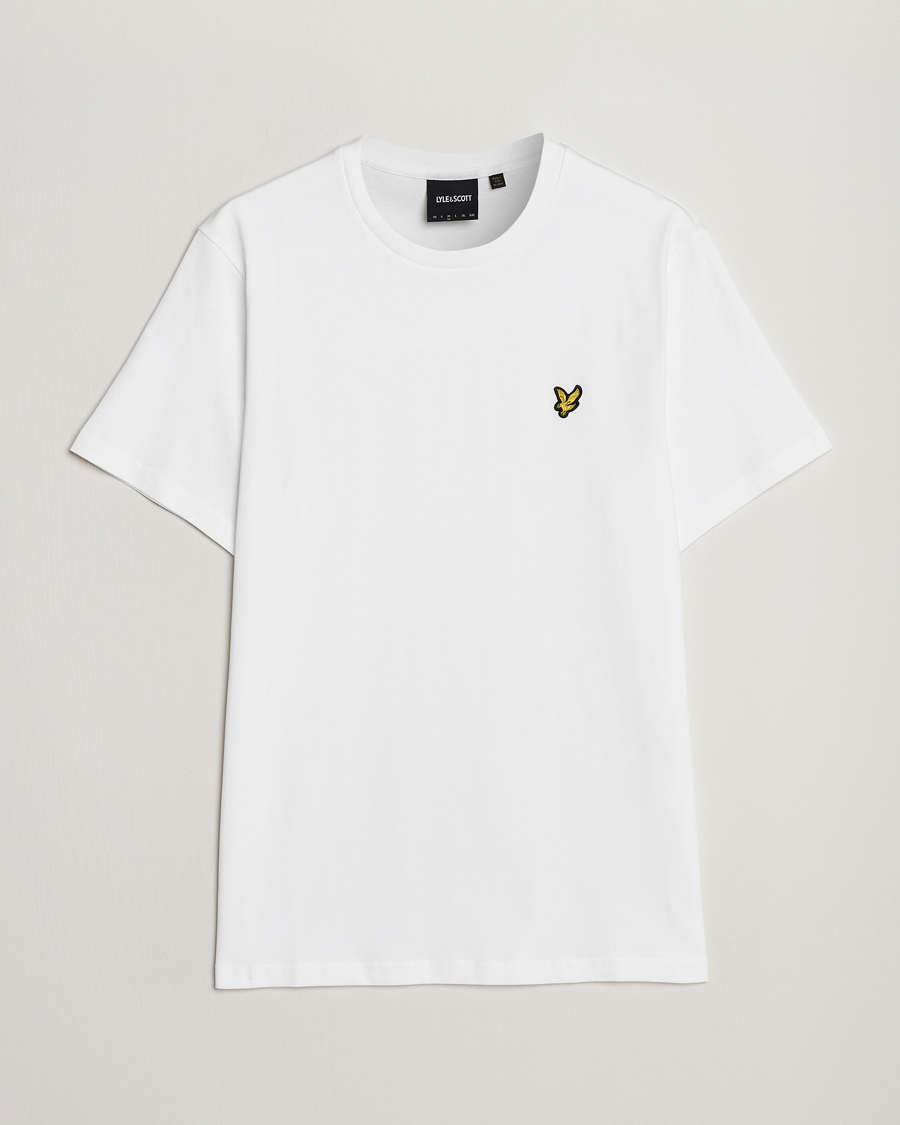 Herren | T-Shirts | Lyle & Scott | Crew Neck Organic Cotton T-Shirt White